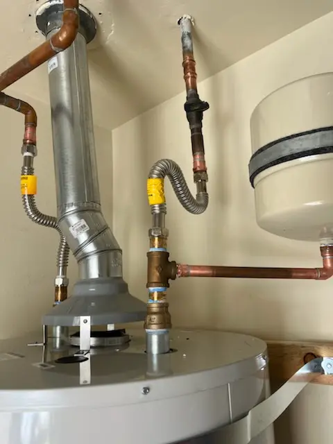 Water heater installation and plumbing repair in Bethel